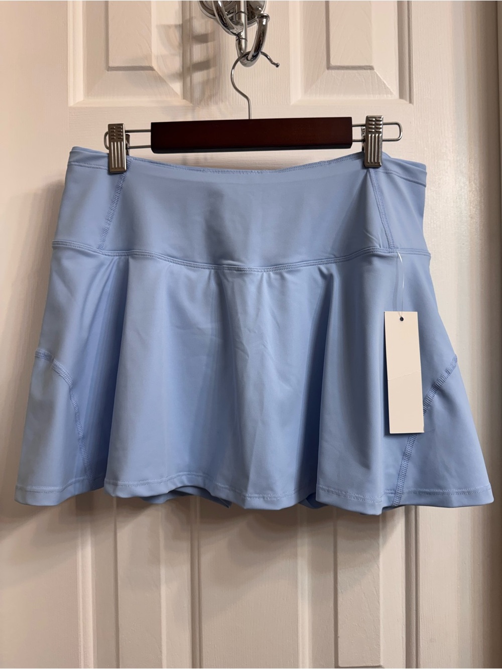 Light Blue Women's Athletic Skort/Skirt Tennis, Golf, Size 10, NEW with Tags
